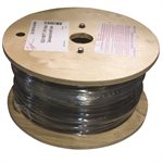 5 / 32 X 1000 FT, 1X19 Black Hot Dip Galvanized Steel Cable 