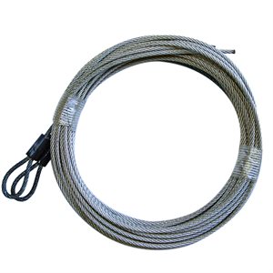1 / 8 X 109 7X7 GAC Garage Door Torsion Lift Cables - Black