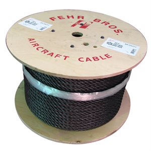 5 / 16 X 1000 FT 6X19 IWRC Bright Wire Rope