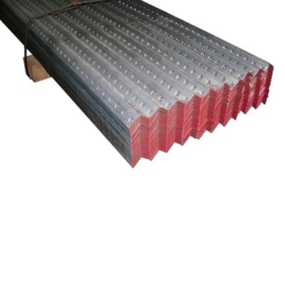1-1 / 4 X 1-1 / 4 X 8 FT 13 Gauge Red Galvanized Perforated Angle