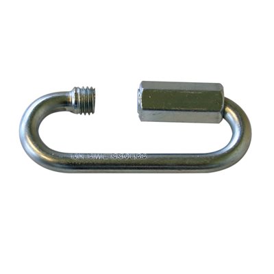 1 / 4 Quick Links Wide Opening Zinc Plated