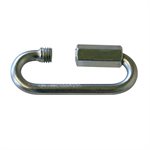 1 / 4 Quick Links Wide Opening Zinc Plated
