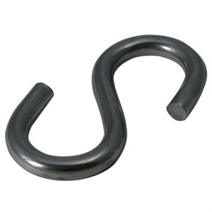 1 / 4 S-Hook (6MM X 52MM) Type 304 Stainless Steel