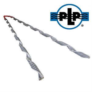 3 / 16 Galvanized PLP Tree-Grip Dead Ends (Red)