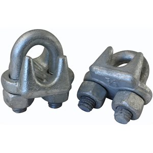 5 / 8 Forged Wire Rope Clip Galvanized X 10 Pcs